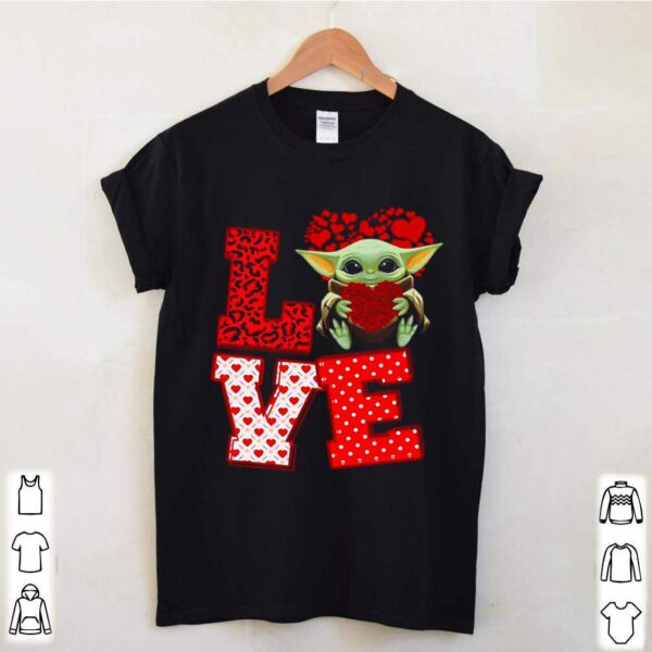 Love Baby Yoda Hug Rose Flower Happy Valentines Day 2021 hoodie, sweater, longsleeve, shirt v-neck, t-shirt