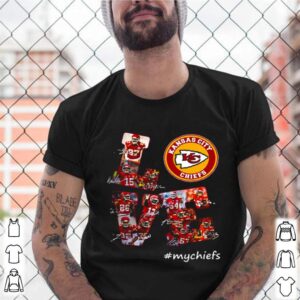 Love Kansas City Chiefsmychiefs 2021 Signatures shirt