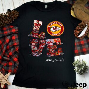 Love Kansas City Chiefsmychiefs 2021 Signatures hoodie, sweater, longsleeve, shirt v-neck, t-shirt 3 Shirt, hoodie, sweater, long sleeve and tank top