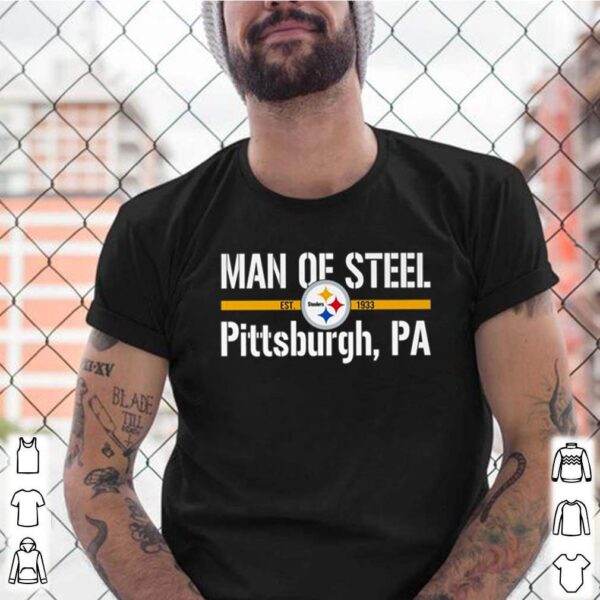 Man of Steel est 1933 Pittsburgh PA hoodie, sweater, longsleeve, shirt v-neck, t-shirt