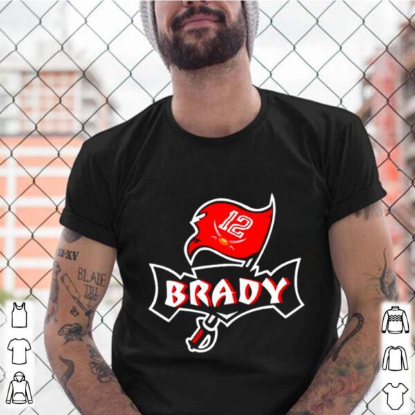 Mens Tom Brady 12 Tampa Bay Buccaneers Flag Logo 2021 Classic hoodie, sweater, longsleeve, shirt v-neck, t-shirt