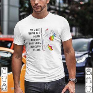 My spirit animal is a drunk Unicorn who stabs annoying people hoodie, sweater, longsleeve, shirt v-neck, t-shirt 2 3 Shirt, hoodie, sweater, long sleeve and tank top