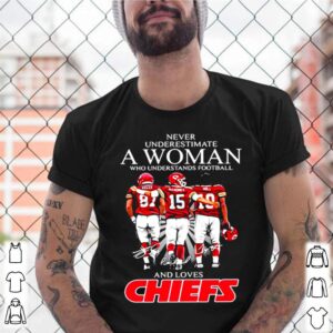 Never Underestimate A Woman Who Understand Football And Loves Chiefs shirt