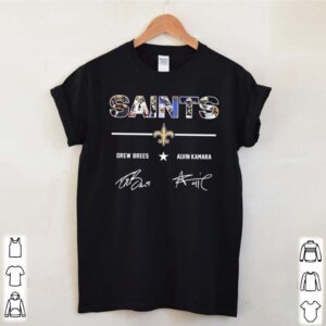 New Orleans Saints Drew Brees Alvin Kamara signatures hoodie, sweater, longsleeve, shirt v-neck, t-shirt