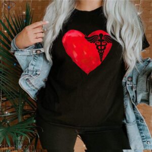 Nurse Valentine Heart Tee Shirts