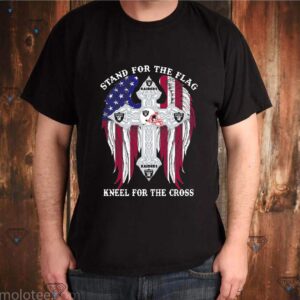 Oakland Raiders Stand For The America Sport Flag Men’s T-Shirt