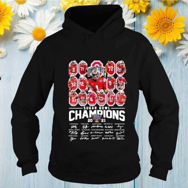 Ohio State sugar bowl Champions 2021 signatures hoodie, sweater, longsleeve, shirt v-neck, t-shirt