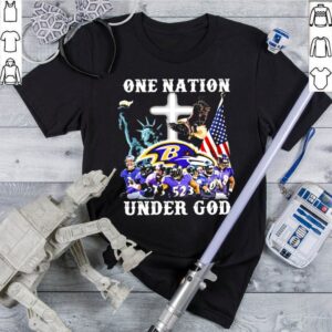 One Nation Under God Baltimore Ravens American Flag