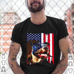 Pitbull American Flag 4th July Independence Day shirt