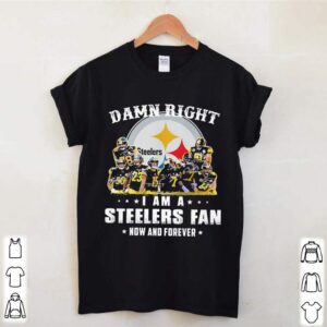 Pittsburgh steelers damn right i am a steelers fan now and forever hoodie, sweater, longsleeve, shirt v-neck, t-shirt 1 Shirt, hoodie, sweater, long sleeve and tank top