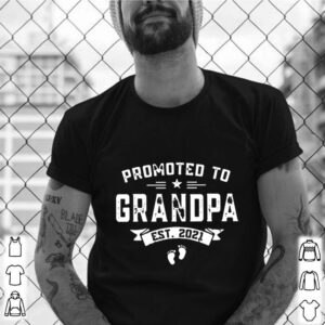 Promoted to grandpa est 2021 shirt