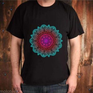 Rainbow Mandala Yoga shirt