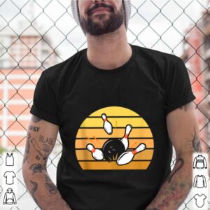 Retro Bowling Sunset shirt