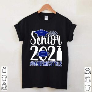 Senior 2021 Face Mask Pandemic Style shirt