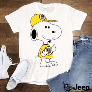 Snoopy Boston Bruins NHL middle fingers fuck you shirt