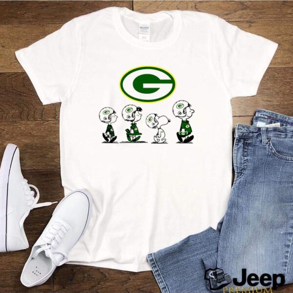 Snoopy and friends Abbey Road Green Bay Packers hoodie, sweater, longsleeve, shirt v-neck, t-shirt