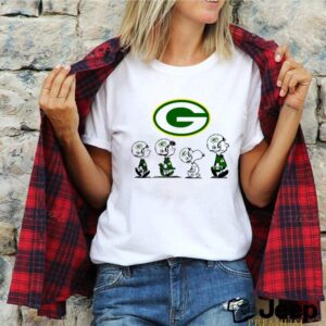 Snoopy and friends Abbey Road Green Bay Packers shirt