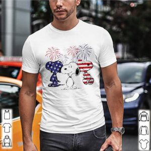 Snoopys American Flag Happy New Year shirt