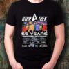 Star Trek 55 years 1966-2021 signature thank you for the memories hoodie, sweater, longsleeve, shirt v-neck, t-shirt