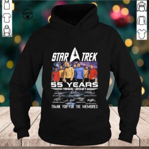 Star Trek 55 Years 1966 2021 Thank You For The Memories Signatures Shirt 2 Shirt, hoodie, sweater, long sleeve and tank top