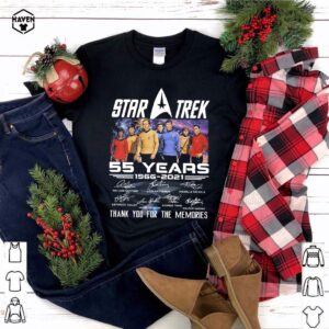 Star Trek 55 Years 1966 2021 Thank You For The Memories Signatures Shirt 3 Shirt, hoodie, sweater, long sleeve and tank top