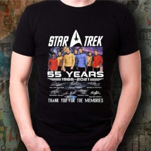 Star Trek 55 Years 1966 2021 Thank You For The Memories Signatures Shirt