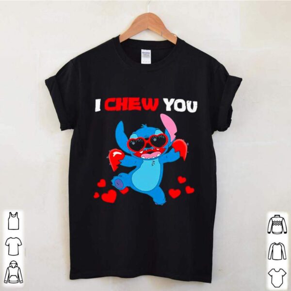 Stitch I chew you heart hoodie, sweater, longsleeve, shirt v-neck, t-shirts