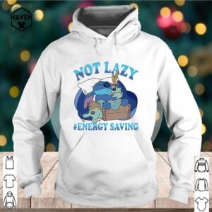 Stitch not lazy #Energy saving shirt