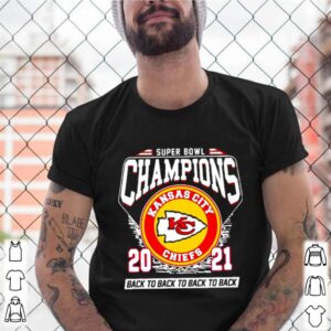 Super Bowl Kansas City Chiefs Football 2021 Champions Black To Back To Back shirt