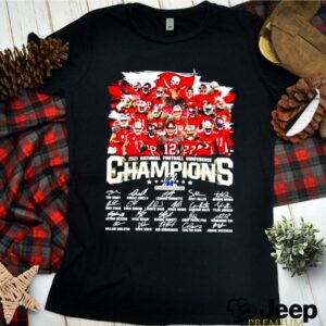 Tampa Bay Buccaneers 2021 national football conference champions signatures hoodie, sweater, longsleeve, shirt v-neck, t-shirt 1 Shirt, hoodie, sweater, long sleeve and tank top