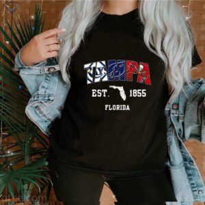 Tampa Tampa Bay Rays Tampa Bay Lightning Tampa Bay Buccaneers Est 1855 Florida shirt