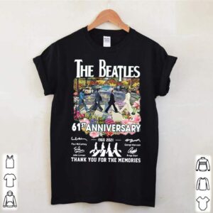 The Beatles 61st Anniversary hoodie, sweater, longsleeve, shirt v-neck, t-shirt 1 Shirt, hoodie, sweater, long sleeve and tank top