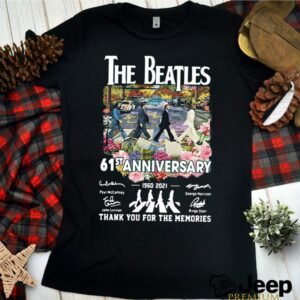 The Beatles 61st Anniversary hoodie, sweater, longsleeve, shirt v-neck, t-shirt 3 Shirt, hoodie, sweater, long sleeve and tank top