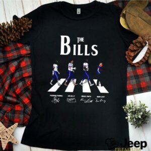 The Bills Thurman Kelley Smith And Levy Abbey Road 2021 Signatures hoodie, sweater, longsleeve, shirt v-neck, t-shirt 3 Shirt, hoodie, sweater, long sleeve and tank top