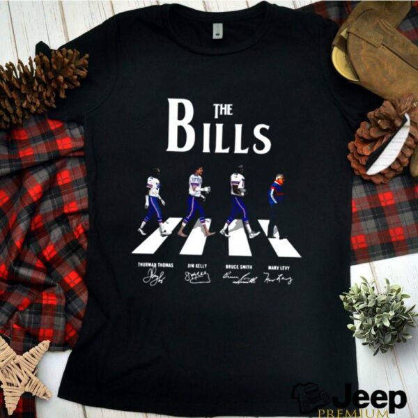 The Bills Thurman Kelley Smith And Levy Abbey Road 2021 Signatures hoodie, sweater, longsleeve, shirt v-neck, t-shirt