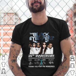 The Black eyed peas 26th Anniversary 1995 2021 thank you for the memories signatures shirt