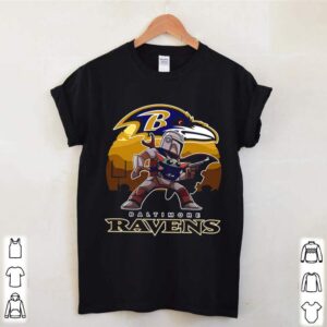 The Mandalorian Star War Baby Yoda With Baltimore Ravens 2021 shirt