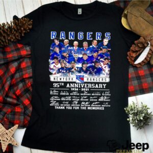 The New York Rangers Team Players 95th Anniversary 1926 2021 Signatures Thank hoodie, sweater, longsleeve, shirt v-neck, t-shirt 3 Shirt, hoodie, sweater, long sleeve and tank top