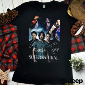 The Supernatural 2021 Character Signatures hoodie, sweater, longsleeve, shirt v-neck, t-shirt 3 Shirt, hoodie, sweater, long sleeve and tank top