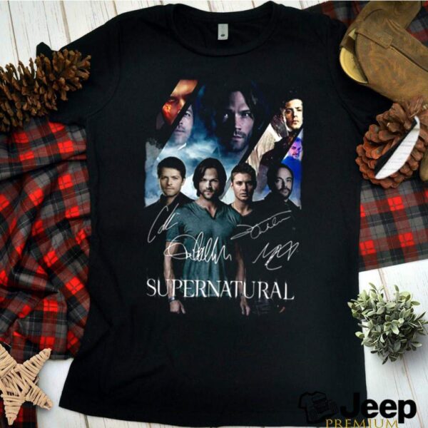 The Supernatural 2021 Character Signatures hoodie, sweater, longsleeve, shirt v-neck, t-shirt