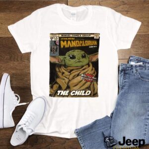 The mandalorian and baby yoda the child shirt