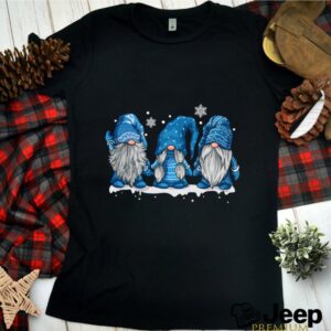Three Gnomes In Blue Ugly Christmas Costume hoodie, sweater, longsleeve, shirt v-neck, t-shirt 1