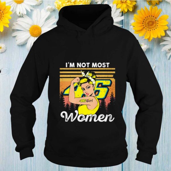 Valentino Rossi girl Im not most women vintage hoodie, sweater, longsleeve, shirt v-neck, t-shirt