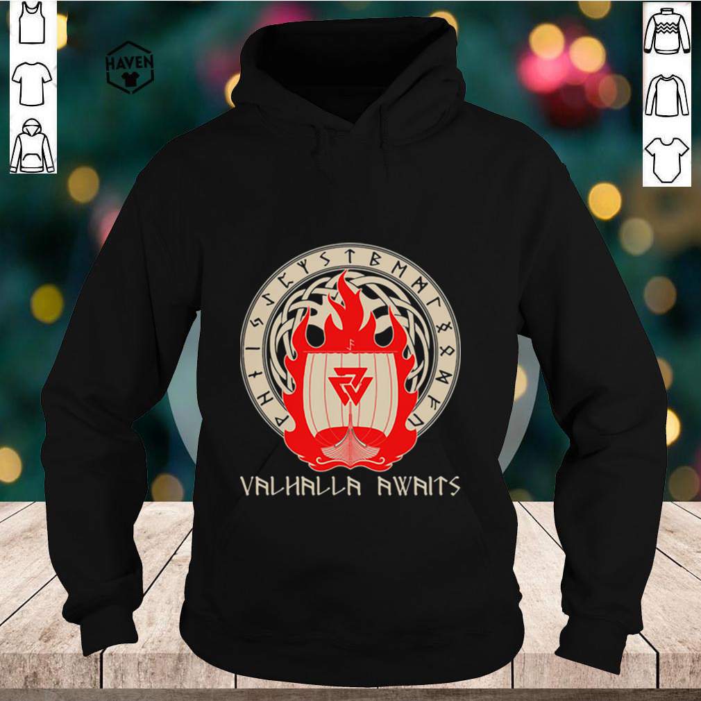 Valhalla Awaits Viking Logo shirt 5 Valhalla Awaits Viking Logo shirt 2 Shirt, hoodie, sweater, long sleeve and tank top