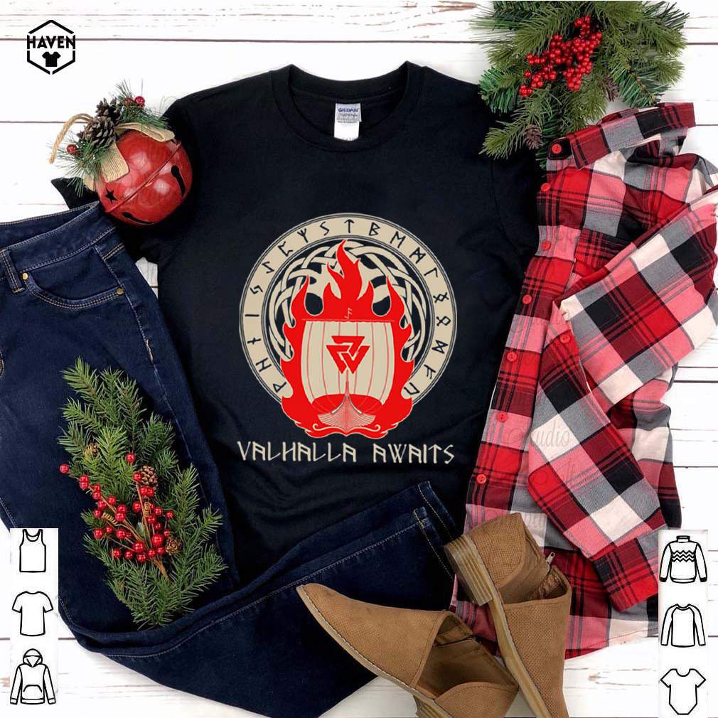 Valhalla Awaits Viking Logo shirt 4 Valhalla Awaits Viking Logo shirt 3 Shirt, hoodie, sweater, long sleeve and tank top