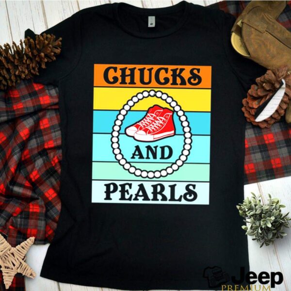 Chucks and pearls kamala harris hoodie, sweater, longsleeve, shirt v-neck, t-shirt