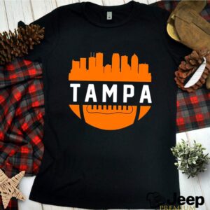 Vintage Tampa Bay Football City Skyline shirt