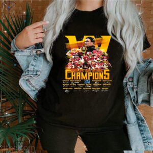 Washington Football 2020 NFC east division Champions signatures shirt