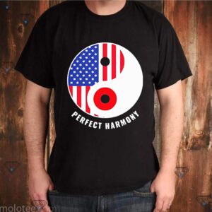 Ying Yang Heritage Proud Japanese American Shirts