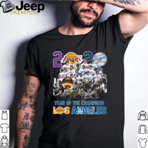 2020 Year Of The Champions La Lakers And La Dodgers shirts